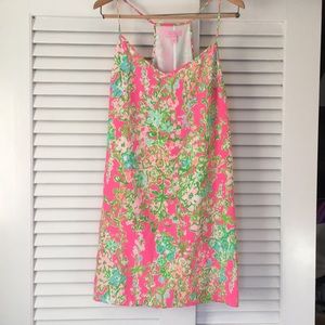 Lily Pulitzer gorgeous silk dress xl